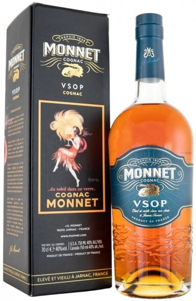 Cognac Monnet VSOP, gift box, 700 ml Monnet VSOP, gift box – price