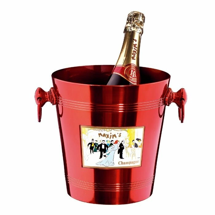 Seau à Champagne Maxim's De Paris Par Lutter Germany – Vintage Rouge Déco