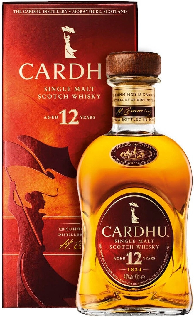 Whisky Cardhu 12 Years Old, gift box, 700 ml Cardhu 12 Years Old