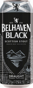 Шотландское пиво Belhaven, Black Scottish Stout, in can, 0.44 л