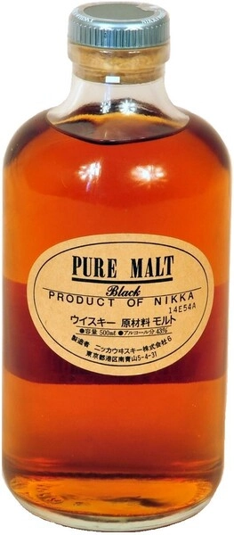 Виски «Nikka» Pure Malt Black, в подарочной коробке, 0.5 л