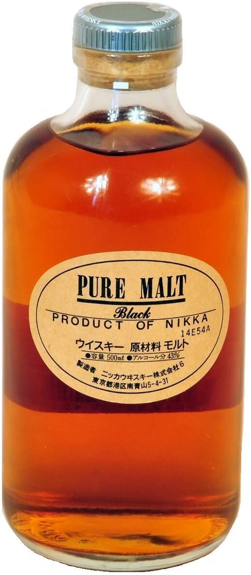 Whisky Nikka Pure Malt Black, gift box, 500 ml Nikka Pure Malt