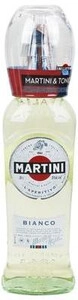 Martini Bianco with glass, 1 л