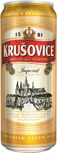 Krusovice Imperial, in can, 0.5 л