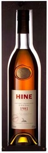 Hine Vintage 1981, in wooden  box, 0.7 л