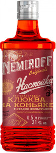 Nemiroff Cranberry with Cognac, 0.5 л