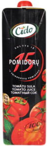 Сок Cido Tomato juice with sea salt, 1 л