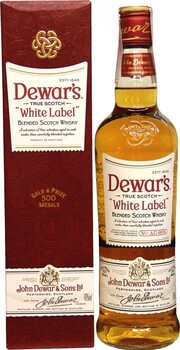 In the photo image Dewars White Label, gift box, 1 L