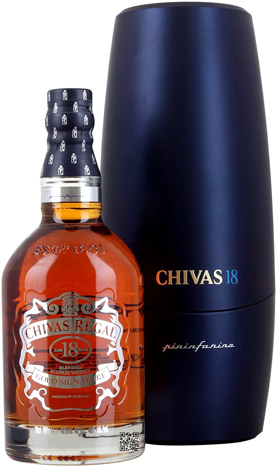Whisky Chivas Regal 18 years old, gift box Pininfarina, 700 ml