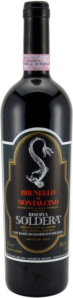 カーゼバッセ Soldera Riserva 1998 750ml カーゼバッセ Soldera Riserva 1998 750ml