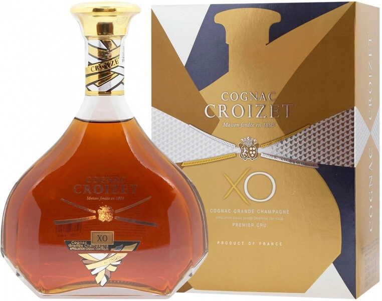 Коньяк Croizet XO, Cognac AOC, in decanter & gift box, 0.7 л