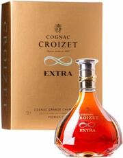 Croizet Extra, Cognac AOC, in decanter & gift box, 0.7 л