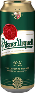 Pilsner Urquell, in can, 0.5 L