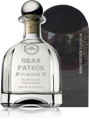 In the photo image Grand Patron Platinum, gift box, 0.75 L