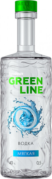 На фото изображение Бульбашъ Гринлайн Мягкая, объемом 0.5 литра (Bulbash Greenline Soft 0.5 L)