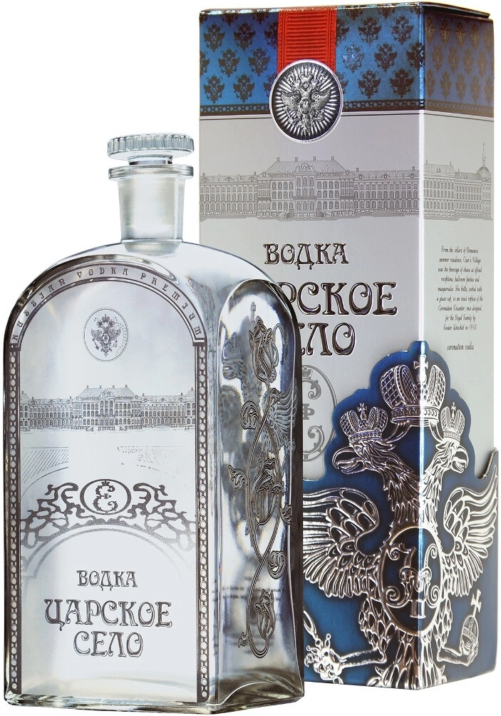 Vodka Russe Tsarskoe Selo Super Premium avec étui