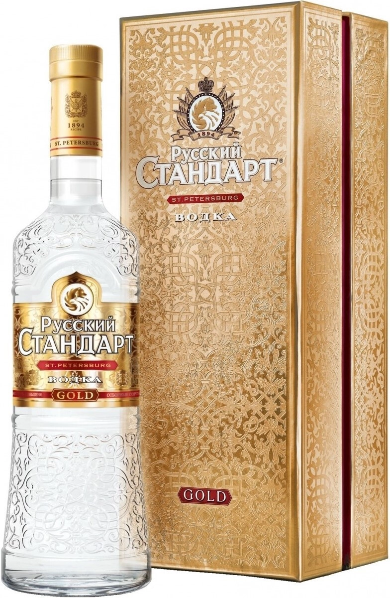 Водка Russian Standard Gold Box, 0.5 л — купить водку Русский Стандарт Голд  в подарочной упаковке, 500 мл – цена 1441 руб, отзывы в Winestyle