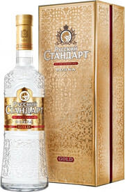 In the photo image Russian Standard Gold, Box, 0.7 L