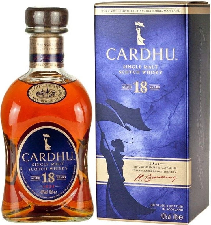 Cardhu 18 year old Single Malt Whisky 40%