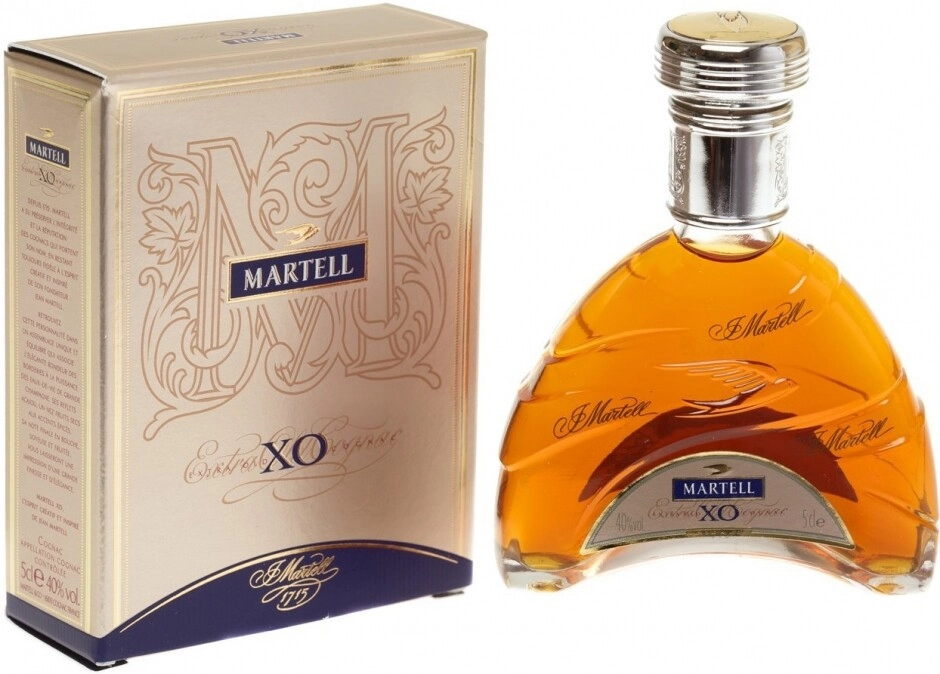 Cognac Martell XO Extra Old, with box, 50 ml Martell XO Extra Old