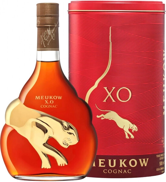 Коньяк Meukow X.O., в металлической коробке, 0.7 л — купить коньяк