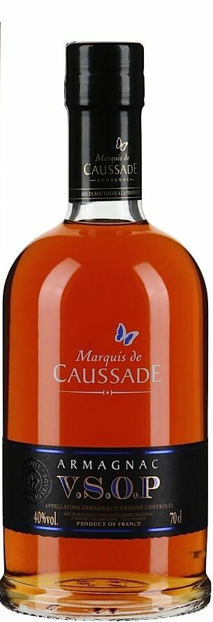 Armagnac Marquis de Caussade V.S.О.P, AOC, gift box, 700 ml