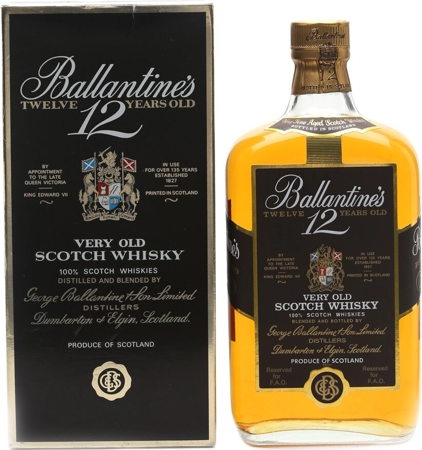 Whisky Ballantine's 12 Years Old, with box, 1000 ml Ballantine's