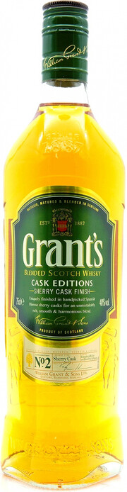 In the photo image Grants Sherry Cask Finish, 0.75 L