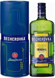 Becherovka, metal box, 0.7 л