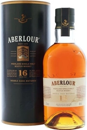 На фото изображение Aberlour 16 Years Old, gift box, 0.7 L (Аберлауэр 16-летний, в подарочной коробке в бутылках объемом 0.7 литра)