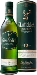 Glenfiddich 12 Years Old, in tube, 0.5 л