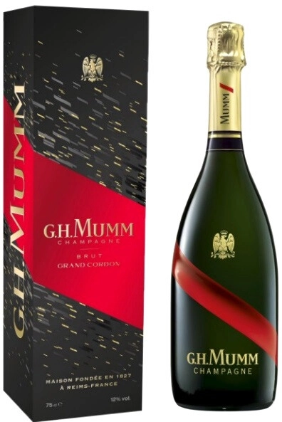 Champagne Mumm, Cordon Rouge AOC, gift box, 750 ml Mumm, Cordon Rouge AOC,  gift box – price, reviews