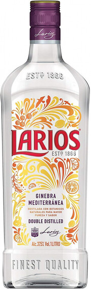 In the photo image Larios Dry Gin, 0.7 L