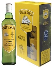 Cutty Sark, gift box with two glasses, 0.7 л