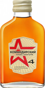 Komandirskiy 4 Years Old, flask, 100 ml