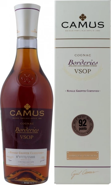 Коньяк «Camus» V.S.O.P. Borderies, 0.7 л — купить коньяк «Камю