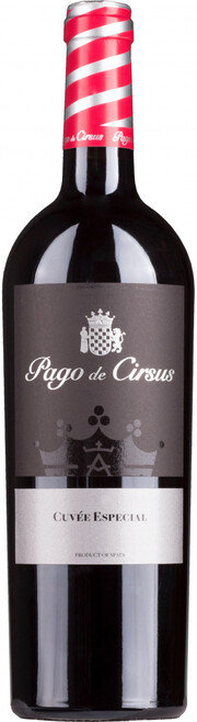 На фото изображение Pago de Cirsus, Cuvee Especial, 0.75 L (Паго де Сирсус, Кюве Эспесьяль объемом 0.75 литра)