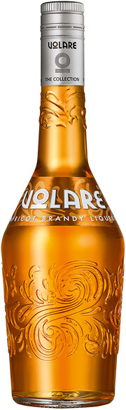 На фото изображение Volare Apricot Brandy, 0.7 L (Воларе Абрикосовый Бренди объемом 0.7 литра)