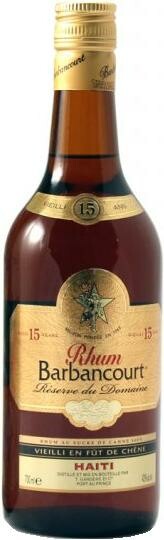 In the photo image Barbancourt Reserve du Domaine aged 15 years, 0.7 L