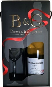 Barton & Guestier, Passeport Vouvray AOC, gift box with glass