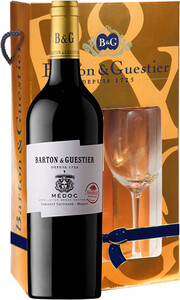 Barton & Guestier, Passeport Medoc AOC, gift box with glass