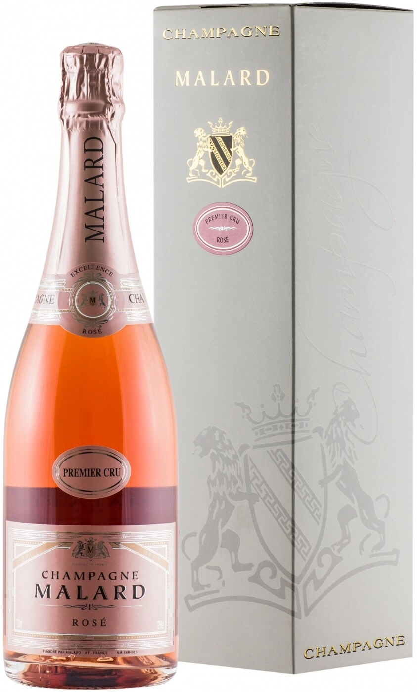 Champagne Malard Brut Rose gift box 750 ml Malard Brut Rose