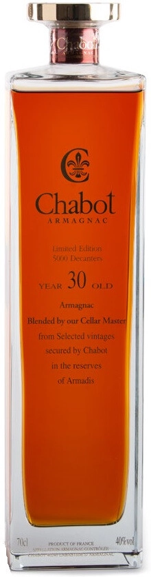 Armagnac Chabot, 30 Years Old, gift box, 700 ml Chabot, 30 Years 