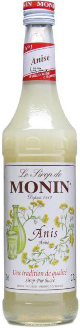 In the photo image Monin Anise, 0.7 L