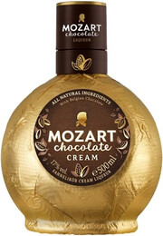 На фото изображение Mozart Gold Chocolate Cream, 0.5 L (Моцарт С молочным шоколадом объемом 0.5 литра)