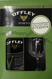 Offley Porto White, gift box with glass
