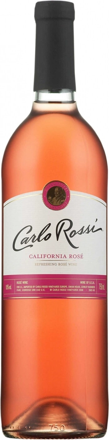 California – ml Carlo Wine 750 price, Rose, Carlo California Rossi Rose reviews Rossi