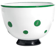 Zafferano Bon Bon, Bowl White/Green, 0.65 L