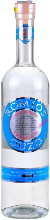 На фото изображение Cavino, Ouzo Romios, 0.7 L (Узо Ромиос объемом 0.7 литра)