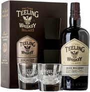 Teeling, Irish Whiskey, gift set with 2 glasses, 0.7 L